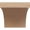 Ekena Millwork 10"W x 10"D x 10"H Wide Stockport Rough Cedar Woodgrain TimberThane Corbel, Primed Tan CORUR10X10X10STORCPR - alternate 3